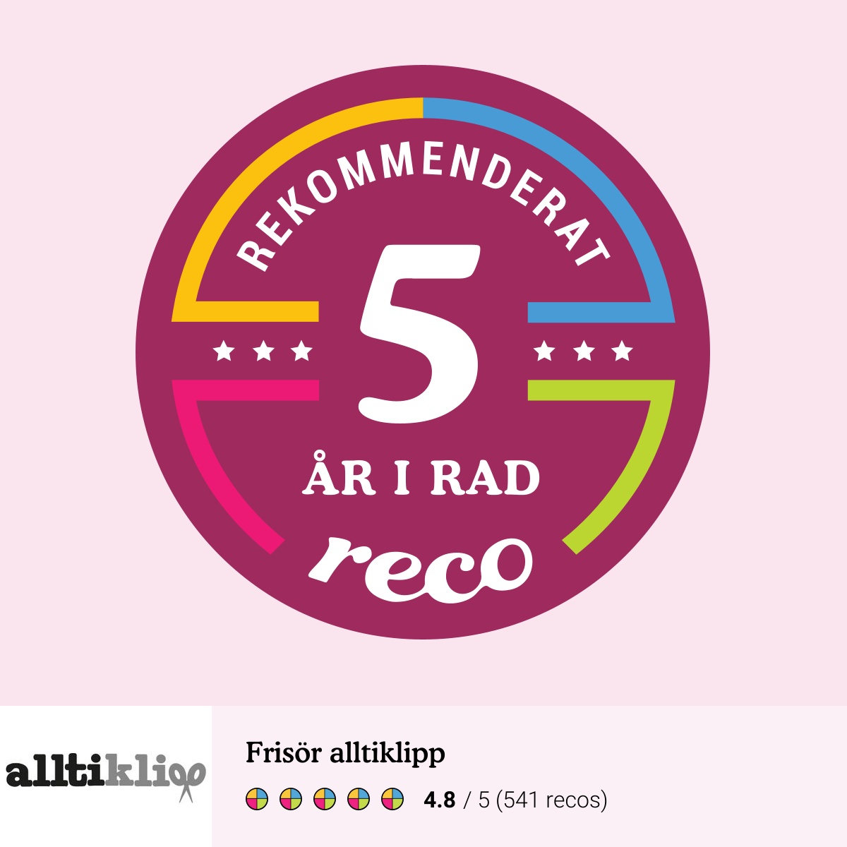 frisor-alltiklipp-fargelanda-badge